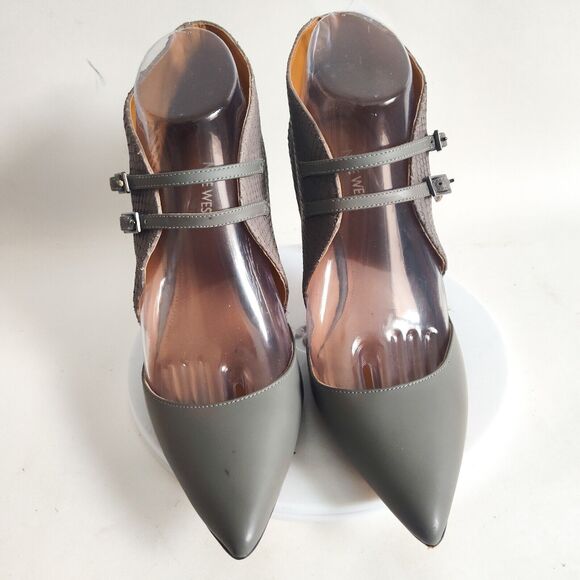 Nine West Gray Textured Heels - Picture 4 of 11